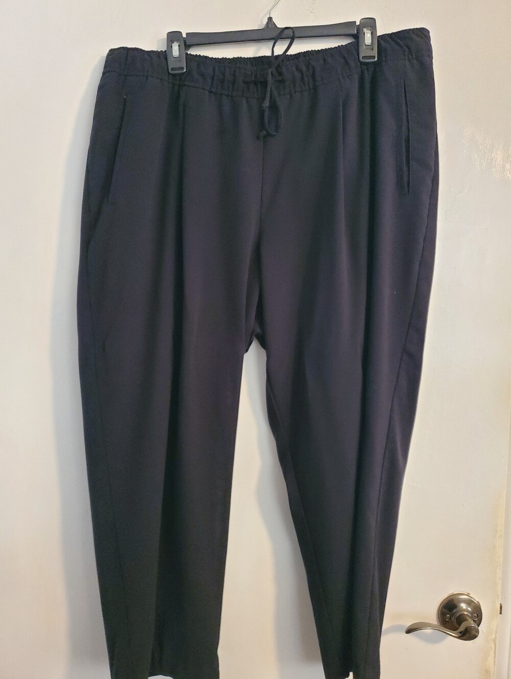 Old Navy Short High-Rise Billie Straight Ankle Trouser - Black